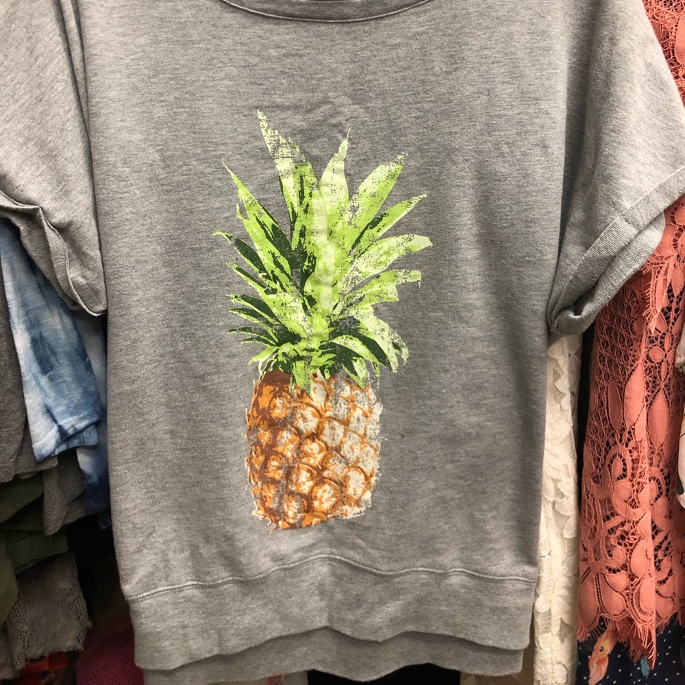Cato Short Sleeved Pineapple Sweat Shirt 14 / 16
